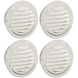  Pokrov ventilacije 4 pcs Srebrno 125 mm Nehrđajući čelik | Eponuda.com