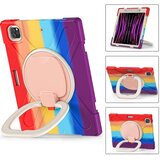 NIKCORP Ovitek za iPad Pro 11 (2021/20/18) s 360° stojalom, držalom za pisalo in naramnim pasom, odporen na udarce, pisan mozaik, (5000138977) | Shoptok.si