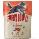 Carnilove Cat True Fresh Adult Large, briketi - govedina 400 g | Shoptok.si
