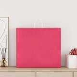  Papirnate vrećice 50 kom s ručkama ružičaste 54x15x49 cm | shoptok.hr