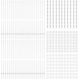  Stup za ogradu 44 pcs Srebrno 200 cm Čelik | shoptok.hr