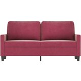  Dvosed vinsko rdeč 140 cm žamet | Shoptok.si