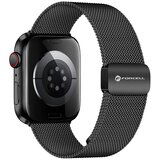 forcell F-DESIGN FA14 magnetna narukvica od nehrdjajuceg celika za APPLE Watch 42/44/45/49 mm crna Cene