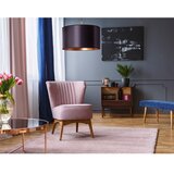  Duolla - Visilica na sajli CANNES 1xE27/15W/230V prečnik 50 cm crna/bakarna | Eponuda.com