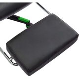  Igraća stolica od umjetne kože s osloncem za noge crno-zelena | shoptok.hr