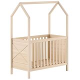Vipack Dječji krevet od masivnog bora s podesivom visinom 60x120 cm u prirodnoj boji Scott – Cijene
