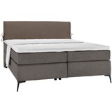 Hom`in POSTELJA BOXSPRING 140 cm x 200 cm , tekstil rjava, siva Cene