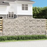  Lučne gabionske košare 4 kom 400x30x180/200cm pocinčano željezo | shoptok.hr