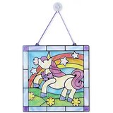 Melissa &amp;amp, Doug Komplet za pripravo vitraž slik Samorog - Melissa &amp, Doug | Shoptok.si