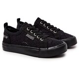 Kesi Openwork Sneakers Big Star JJ374011 Black Cijene