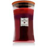 WoodWick Trilogy Large Hourglass Candles Scented candle Sun-Ripened Berries 610 g | shoptok.hr