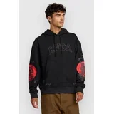 Tiger Sun Pulover s kapuco black