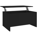  Stolić za kavu crni 80x55,5x41,5 cm od konstruiranog drva | shoptok.hr