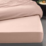 Douceur d intérieur Rožnata napenjalna rjuha iz bombažnega perkala 180x200 cm Percaline – | Shoptok.si