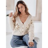 DStreet Damski kardigan KERINDA ecru | Shoptok.si