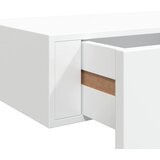  Zidna polica s ladicom bijela 40 x 23,5 x 10 cm MDF | Eponuda.ba