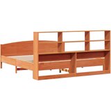  s regalom za knjige bez madraca 200x200 cm od borovine | shoptok.hr