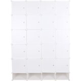 Kondela Modularna večnamenska omara, bela, ZAFOD | Shoptok.si