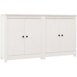  Komode 2 kom bijeli 70 x 35 x 80 cm od masivne borovine | shoptok.hr