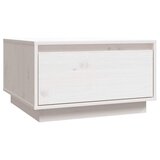 Stolić za kavu bijeli 55 x 56 x 32 cm od masivne borovine | Eponuda.com