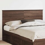  Uzglavlje s uzglavljem Smeđi hrast 160 cm Konstruirano drvo | shoptok.hr