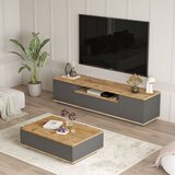 Hanah home FR17-AA atlantic pineanthracite living room furniture set Cene