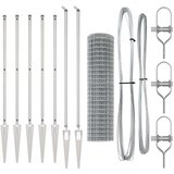 Euro ograda sa 7 šiljaka 1 4x10 m Pocinčan čelik | shoptok.hr