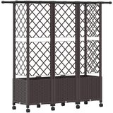  Povišeni krevet s mrežom i krovom Smeđa 163,5 x 40 x 142 cm PP | Eponuda.com