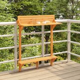 vidaXL Balkonski barski stol 90x37x122,5 cm masivno bagremovo drvo cijene