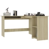  Kutni radni stol boja hrasta 120x140x75 cm konstruirano drvo | Eponuda.ba