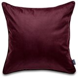 WeLoveBeds Temno rdeča prevleka za vzglavnik z žametno površino Eggplant, 50 x 50 cm | Shoptok.si