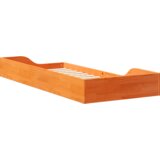 vidaXL Krevet s daskama Voštano smeđa 90 x 210 cm Čvrsta borova drva | shoptok.hr