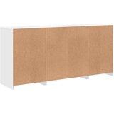  Komoda s LED svjetlima bijela 142,5 x 37 x 67 cm Slike