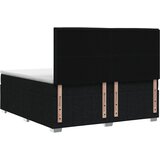  Boxspring krevet s madracem Crna 160 x 200 cm Tkanina | shoptok.hr