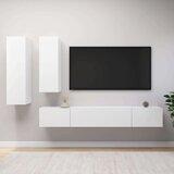 4-dijelni set TV ormarića bijeli od iverice | shoptok.hr