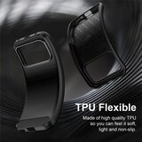Techsuit Carbon Silicone maska za Honor 600 / 600 Pro – crna | shoptok.hr