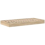  Krevet s policama sonoma hrast 100 x 200 cm Konstruirano drvo | shoptok.hr