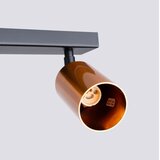 Sollux Lighting Sollux SL.1375 - Spot svetiljka WINX 2xGU10/10W/230V crna/bakrena | Eponuda.com