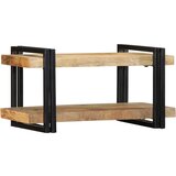 vidaXL Zidna polica 70x33x35 cm Puno grubo drvo Mango | shoptok.hr
