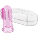 BabyOno Baby četkica za desni na prst, roza | shoptok.hr