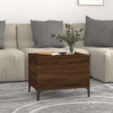  Stolić za kavu Smeđi hrasta 60 x 44 5 x 45 cm konstruirano drvo | shoptok.hr