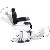 vidaXL Frizerski stol črn 68x69x116 cm umetno usnje | Shoptok.si