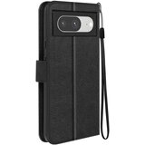Oem Mayaxess, Torbica s preklopom za Google Pixel 8 Zaščita z zapestnim trakom Večnamenska zaklopka, Črna, (5000215730) | Shoptok.si