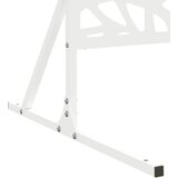  Zaslon za privatnost 100 x 50 x 180 cm Čelik Bijela | shoptok.hr