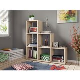  Regal za knjige TRIO 108x105 cm, hrast sonoma | Eponuda.com