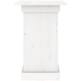  Stalak za cvijeće bijeli 40 x 40 x 60 cm od masivne borovine | Eponuda.com