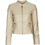 Vero Moda Usnjene jakne & Sintetične jakne VMLOVE LAVINE SHORT COATED JACKET Bež