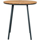 House Nordic Okrogla jedilna miza iz masivnega tika ø 70 cm Cleveland – Cene