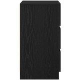  Noćni ormarići s 3 ladice 2 kom crni 39x35x65 cm | shoptok.hr