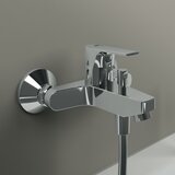Ideal Standard Stenska armatura za kad v sijajno srebrni barvi Cerafine D – | Shoptok.si